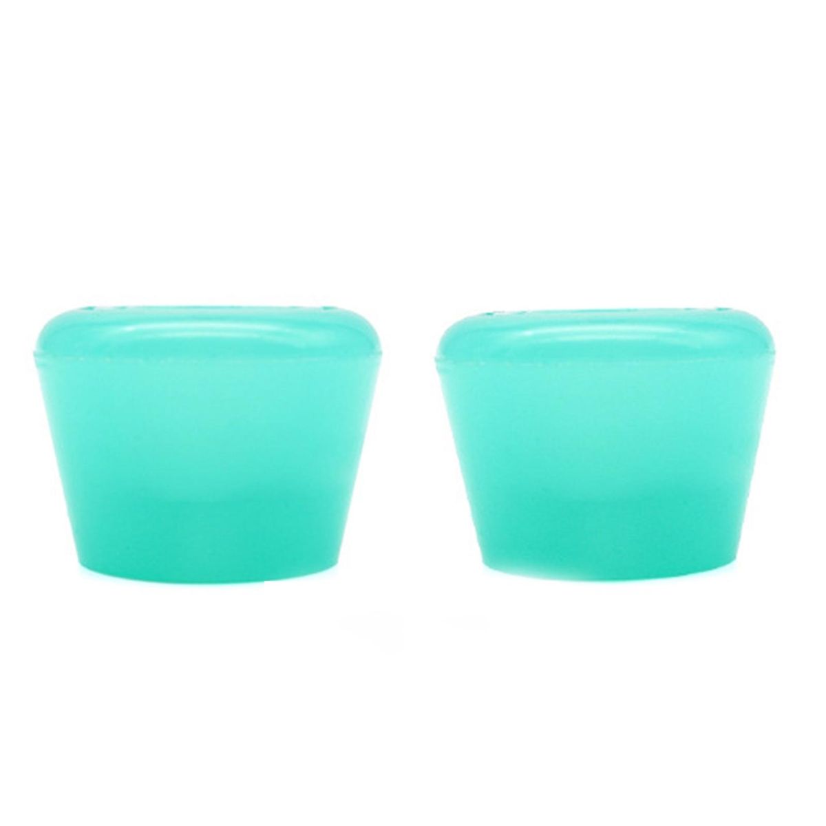 2Pcs Toe Stops Quad Skate Brake Toe Stoppers Green