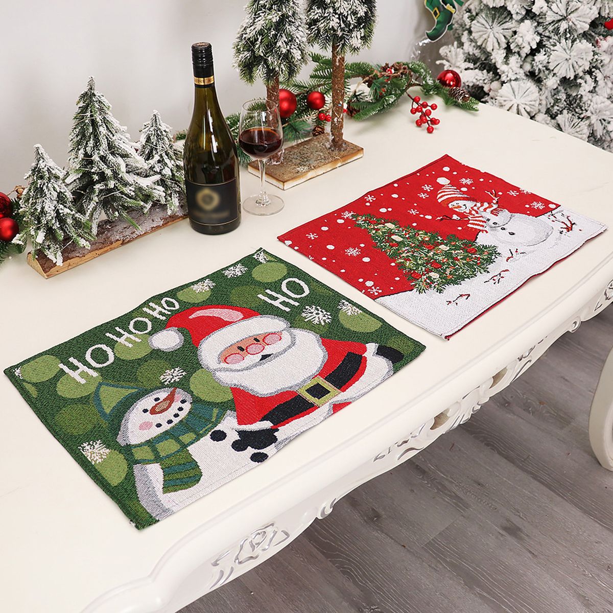 Snowman Christmas Placemats Christmas Place Mats Dining
