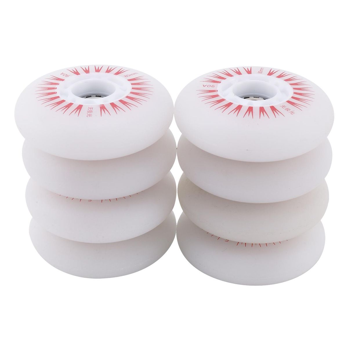 8PCS Roller Skates Flash Wheel Pulley Sub-Aurora Luminous