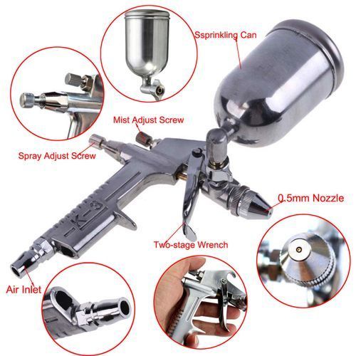 K3 Mini Sprayer Auto Car Air Brush Alloy Painting Paint