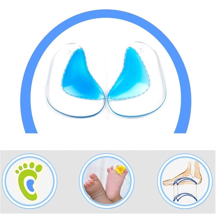 5 Pairs Kids Gel Insoles Orthopedic Arch Support Insoles For Child Shoes Flatfoot Corrector Pads Baby Toddler Insole, Size: L