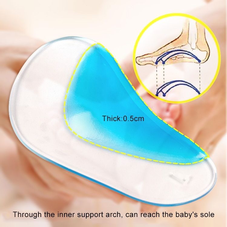 5 Pairs Kids Gel Insoles Orthopedic Arch Support Insoles For Child Shoes Flatfoot Corrector Pads Baby Toddler Insole, Size: L