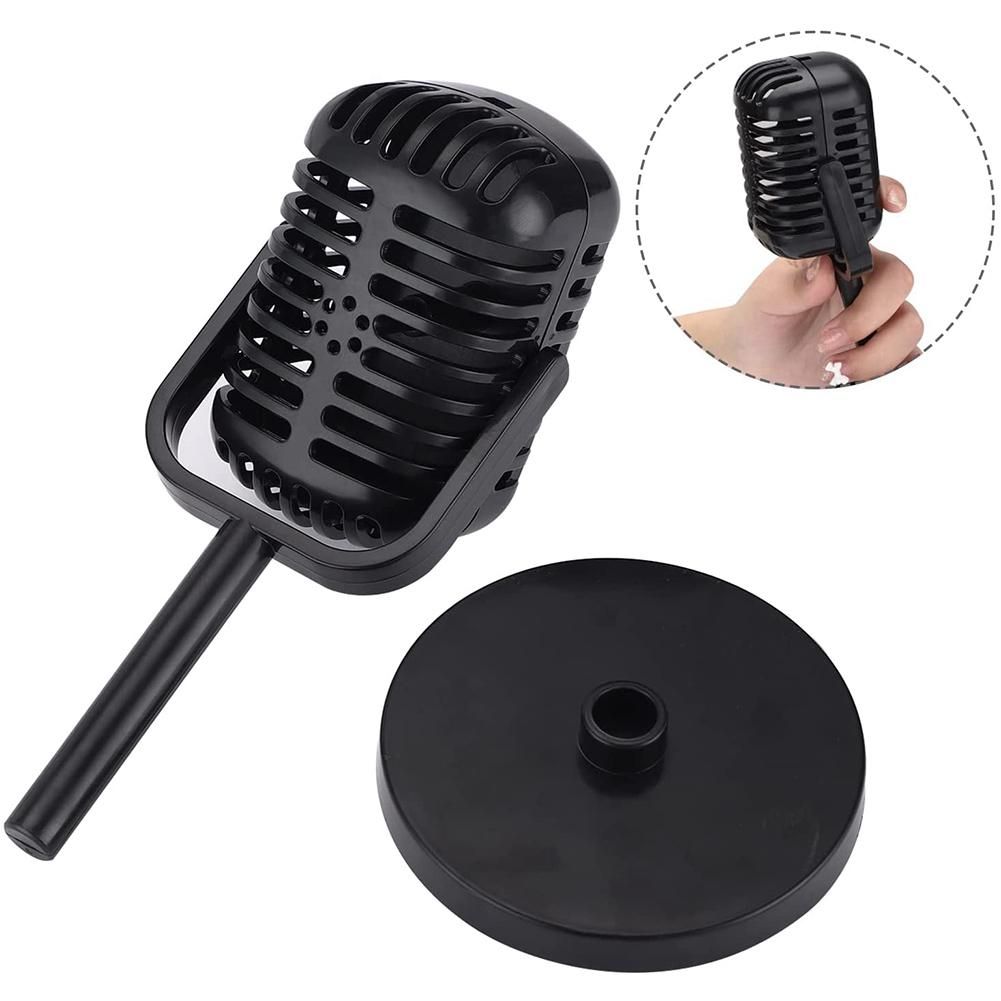 Vintage Microphone Prop,Plastic Fake Microphone,f