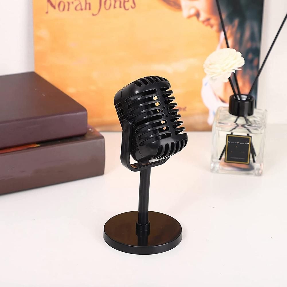 Vintage Microphone Prop,Plastic Fake Microphone,f