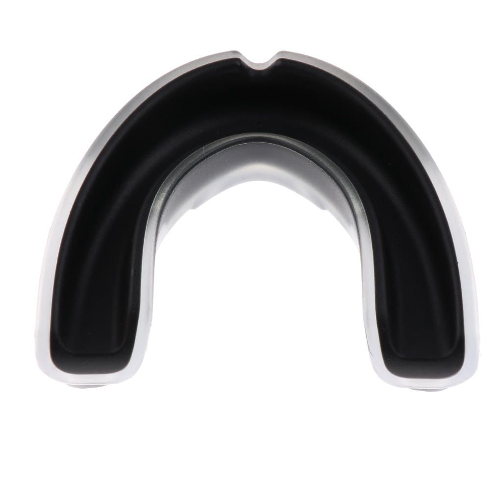 Sports Mouthguard Adult EVA Mouth Guard Boxing MMA   Black