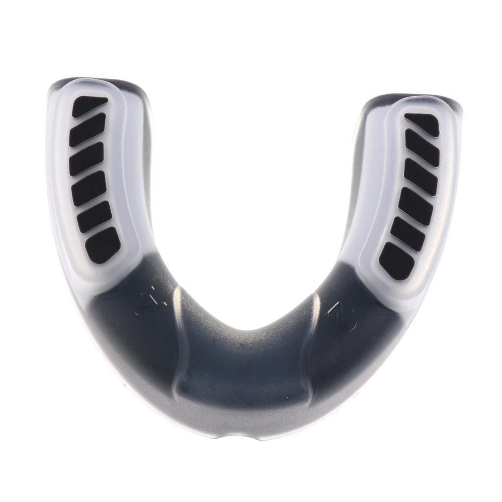 Sports Mouthguard Adult EVA Mouth Guard Boxing MMA   Black