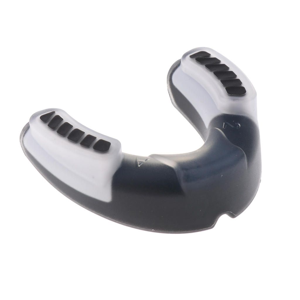 Sports Mouthguard Adult EVA Mouth Guard Boxing MMA   Black