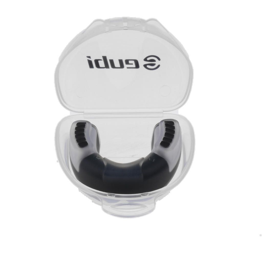Sports Mouthguard Adult EVA Mouth Guard Boxing MMA   Black