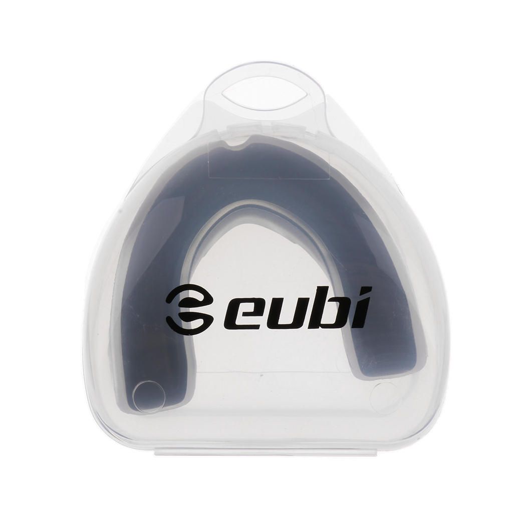 Sports Mouthguard Adult EVA Mouth Guard Boxing MMA   Black