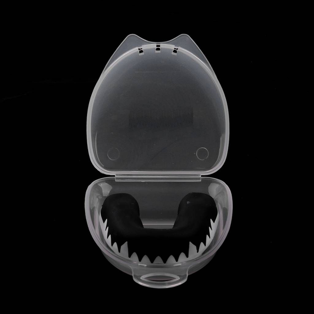 Boxing Mouth Guard Protector Black 47mm