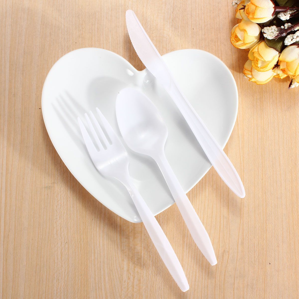 Plain Disposable Solid Colours Party TABLEWARE Events Catering Wedding Birthday