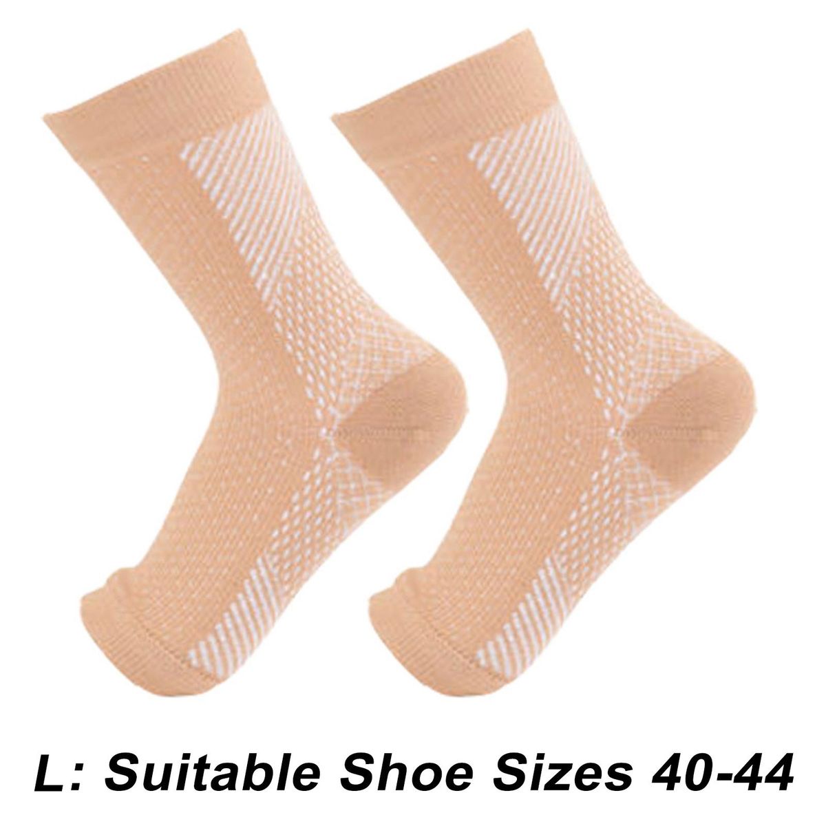 Unisex Socks Performance Toeless Compression Socks for Fitness Skin