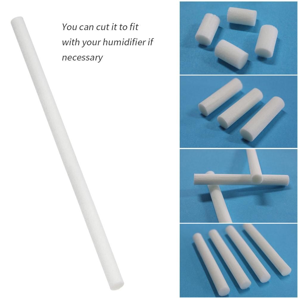 10Pcs Humidifier Sticks Replacement Cotton Filter 10mm Core Cotton Filter Wicks for Portable USB Humidifiers