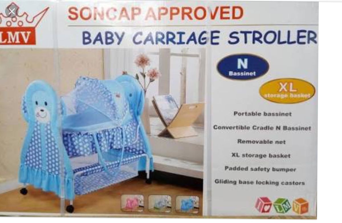 Baby Character Bassinet With Net
