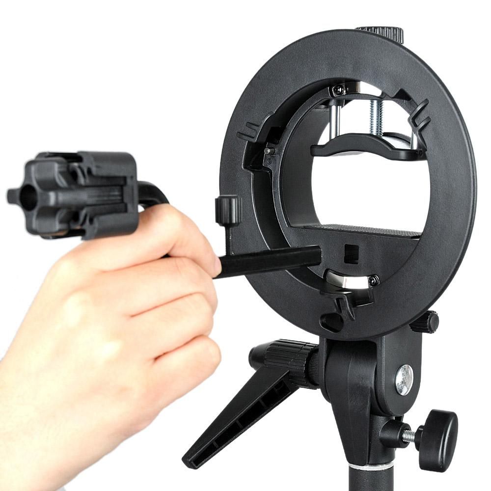 Godox S-FA Universal Four Speedlite Adapter Hot Shoe Mount Adapter for Flash