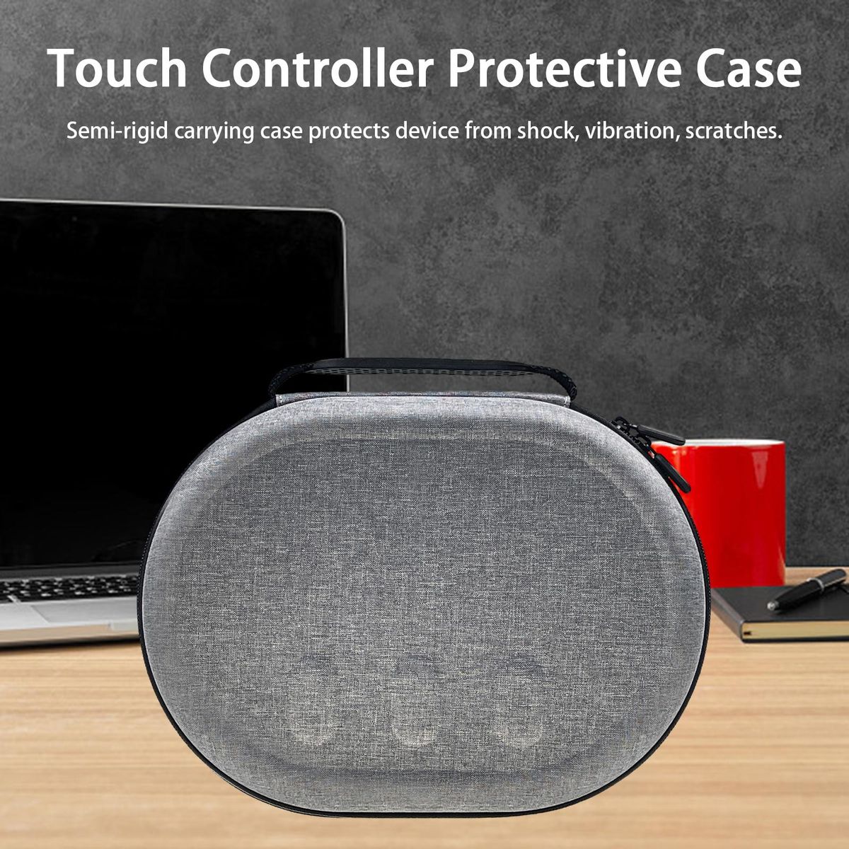 Semi-rigid Carrying Case for Vr Devices Waterproof Vr Carrying Case Black