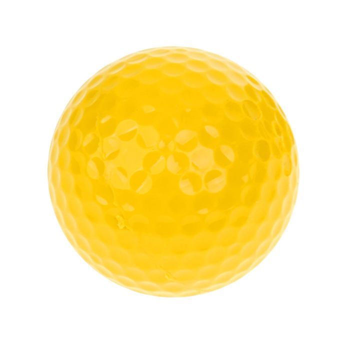 1 Piece Lightweight   Golf Practice Ball Yellow 42.6mm
