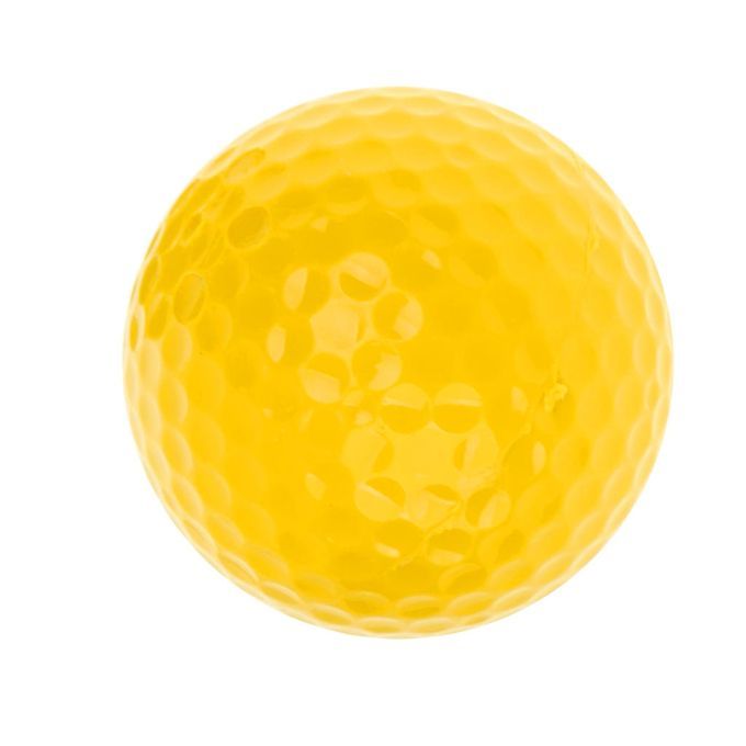 1 Piece Lightweight   Golf Practice Ball Yellow 42.6mm