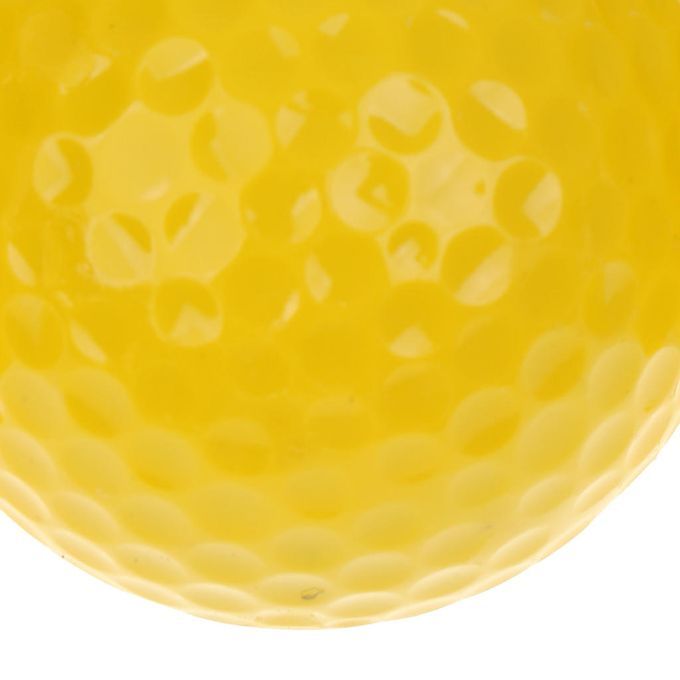 1 Piece Lightweight   Golf Practice Ball Yellow 42.6mm