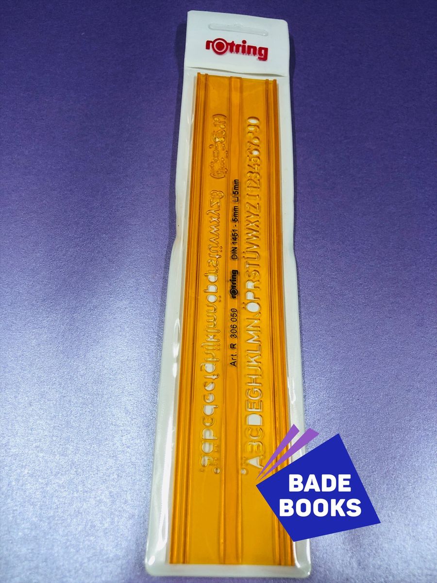 5mm Stencil Ruler (For Artists And Architects)