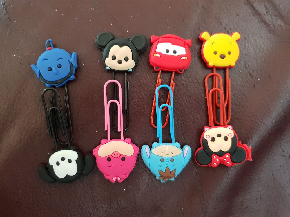 8pcs Deadpool Bookmark Action Figure Paper Clips Creative