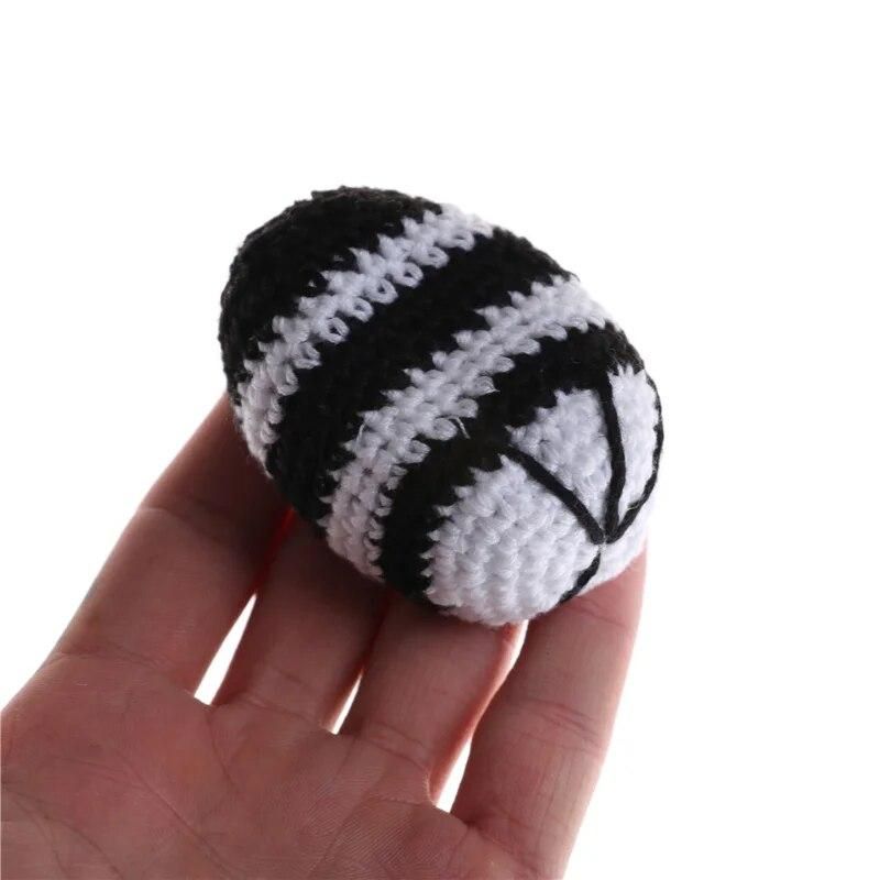 Colorful Handmade Children Magic Juggling Ball Sacks Footbag Classic Toy Balls for Kid Outdoor Toy Randomy Color 5cm  1pc