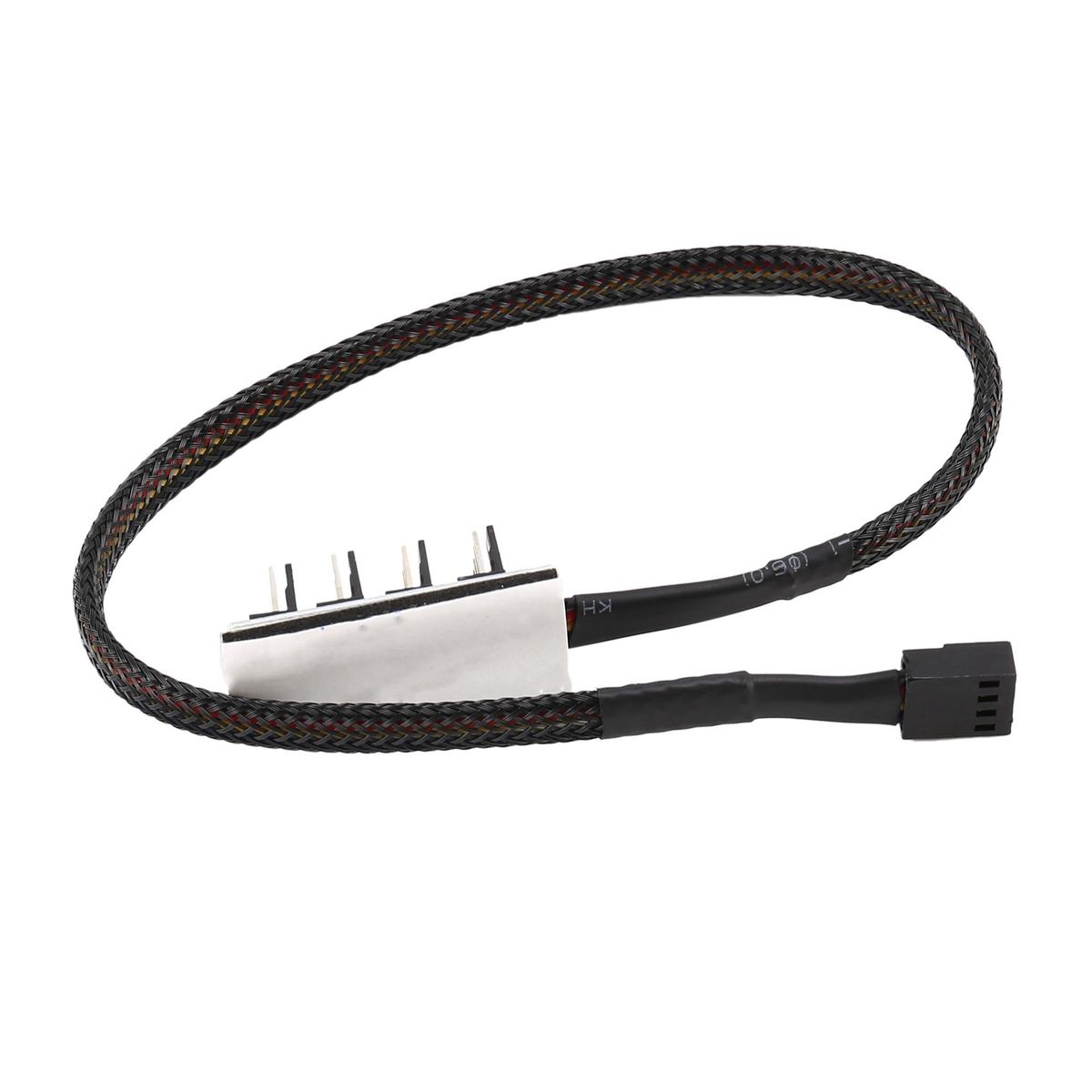 PWM Fan Hub, 4-Pin Computer CPU / Chassis Fan Power Multiplexer Connector Cable Adapter for Computer Radiator Fan