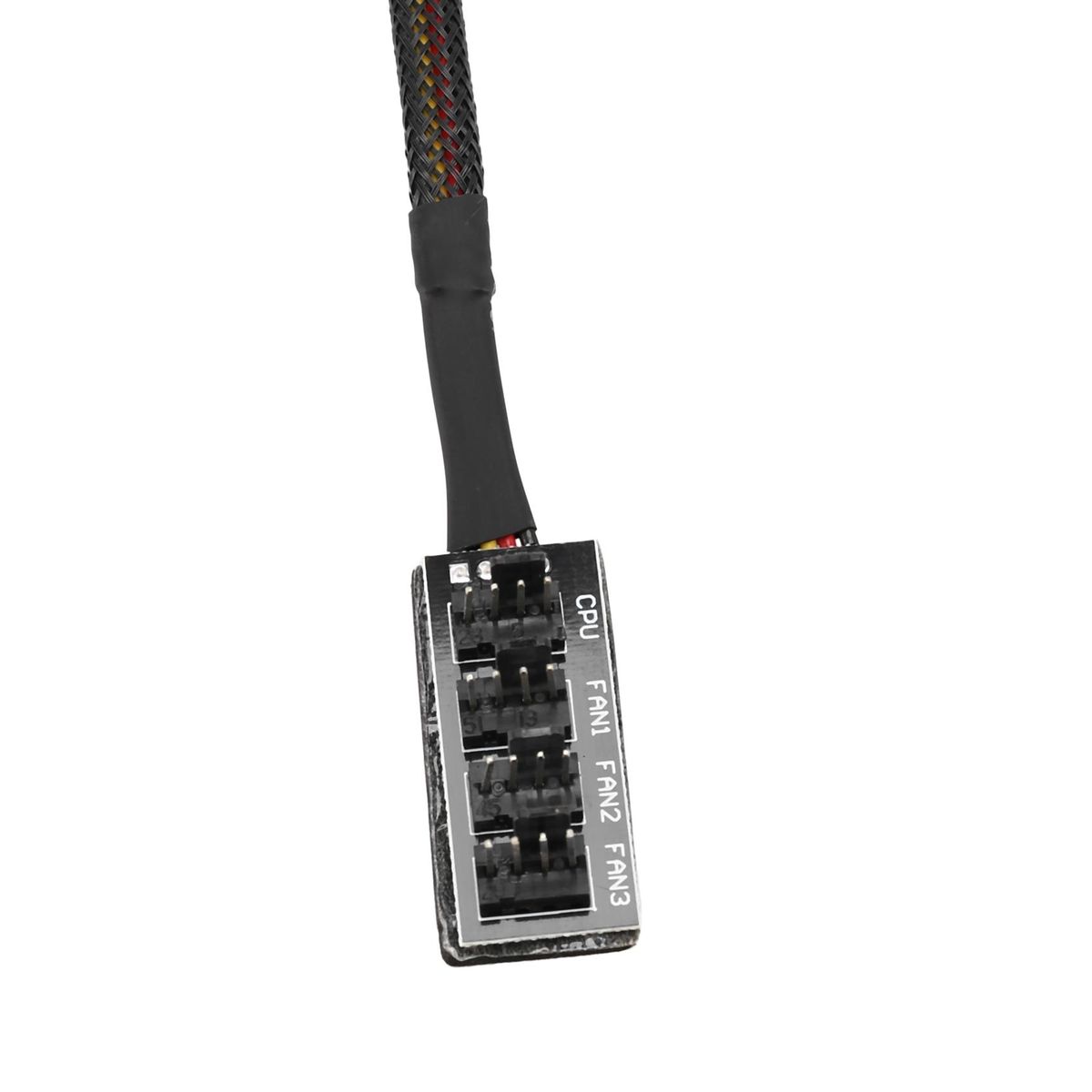 PWM Fan Hub, 4-Pin Computer CPU / Chassis Fan Power Multiplexer Connector Cable Adapter for Computer Radiator Fan