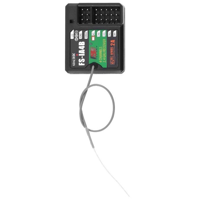 Flysky FS-IA4B 2.4GHz Remote  Ontrol System Ship And Vehi Le Re Eiver-black