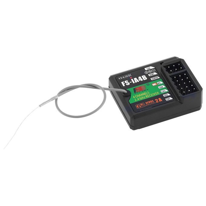 Flysky FS-IA4B 2.4GHz Remote  Ontrol System Ship And Vehi Le Re Eiver-black