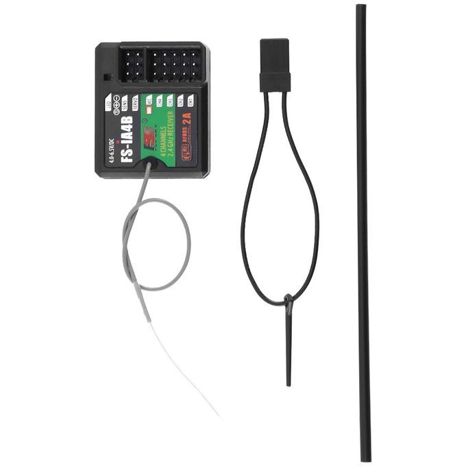 Flysky FS-IA4B 2.4GHz Remote  Ontrol System Ship And Vehi Le Re Eiver-black