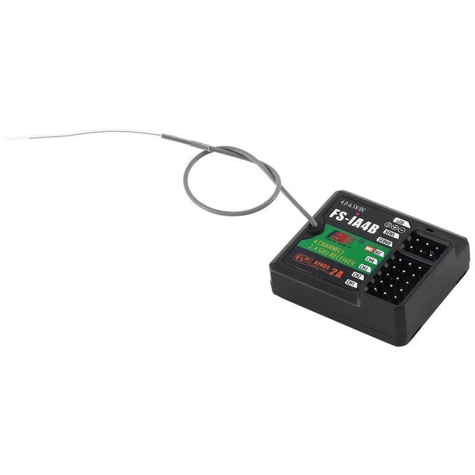 Flysky FS-IA4B 2.4GHz Remote  Ontrol System Ship And Vehi Le Re Eiver-black
