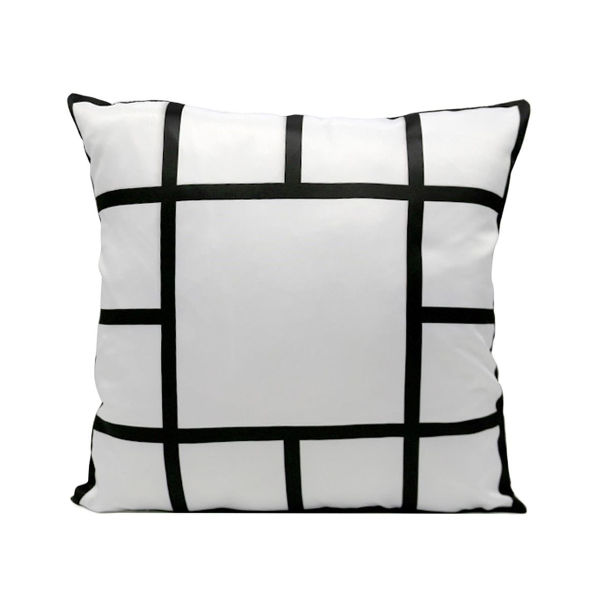 Sublimation Blank Panel Pillow Case 15.7x15.7inch  Decoration 13 Grids