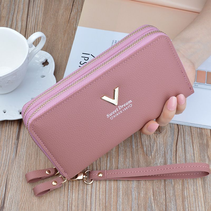 Women's Wallet Fashion V Ladies Mobile Phone Bag Long