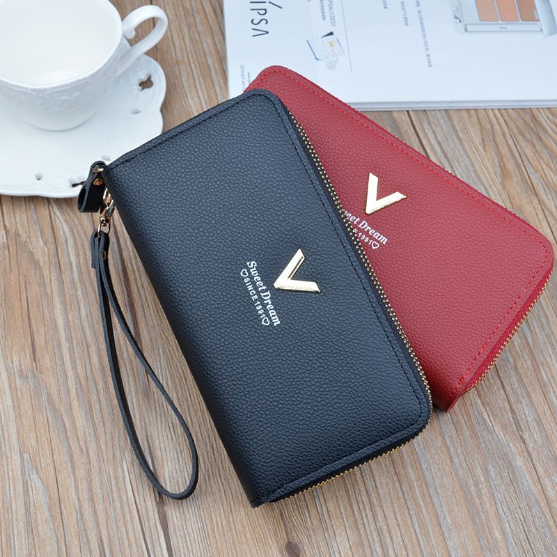 Women's Wallet Fashion V Ladies Mobile Phone Bag Long