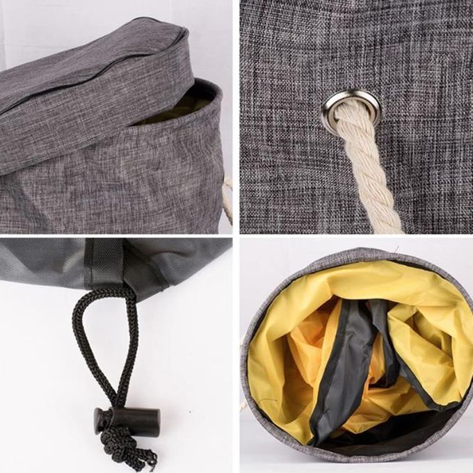 Oxford Bundle Po Ket Outdoor Toy Mat Qui K Storage Bag Large Toy Storage-grey