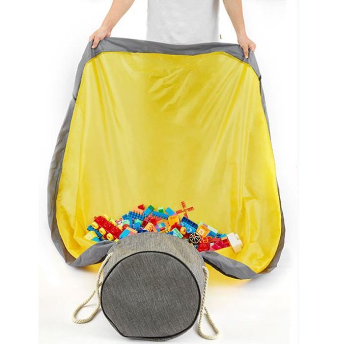 Oxford Bundle Po Ket Outdoor Toy Mat Qui K Storage Bag Large Toy Storage-grey