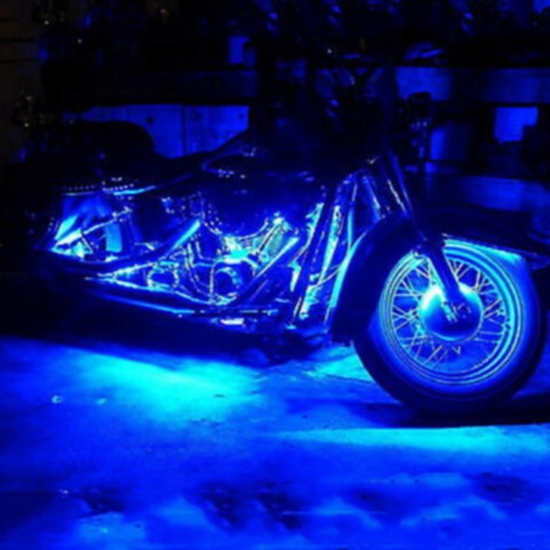 10Cm Waterproof Blue 5050 Led Strip Lights Dc 12V Caravan Boat Car