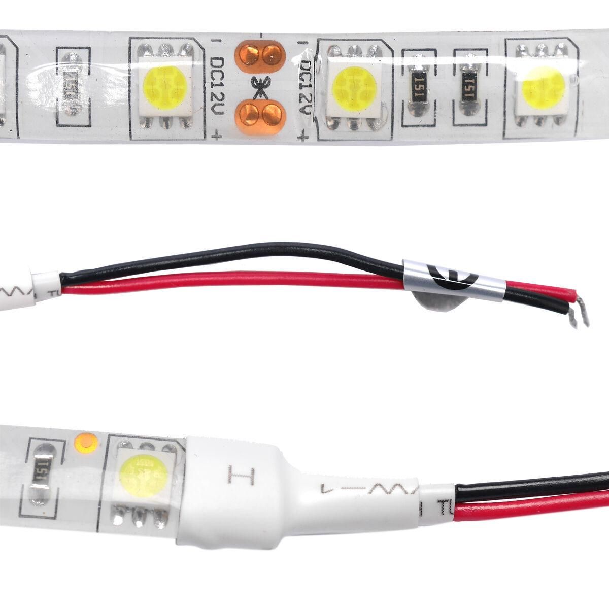10Cm Waterproof Blue 5050 Led Strip Lights Dc 12V Caravan Boat Car