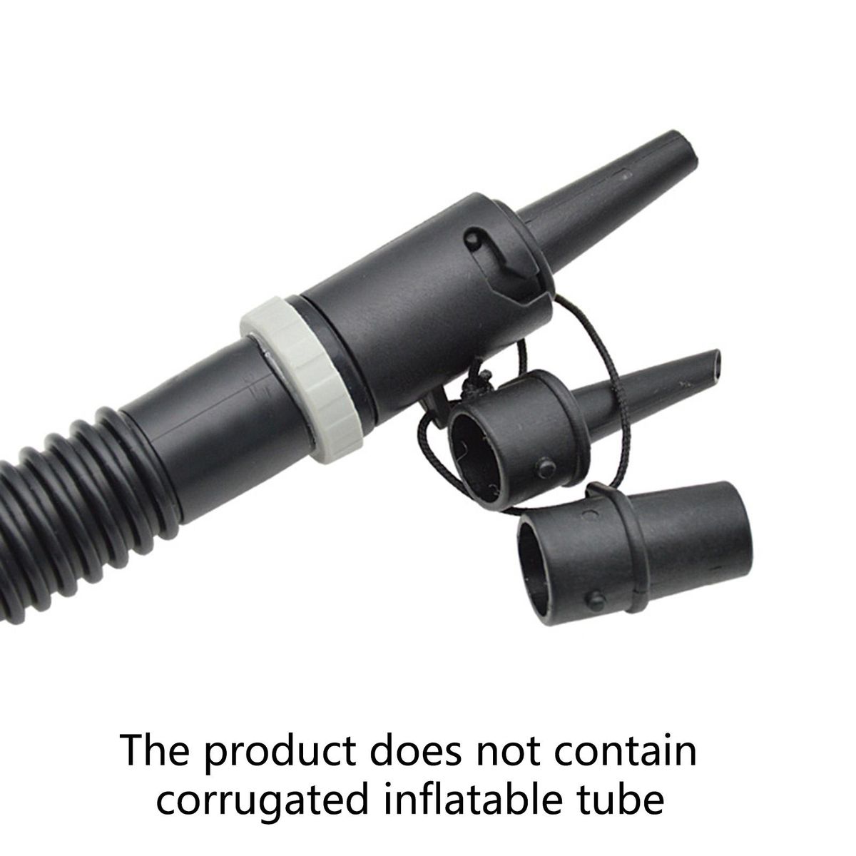 4PcsSet Tire Compressor Converters Quick Fitting Replacement Nozzle Adapters Black