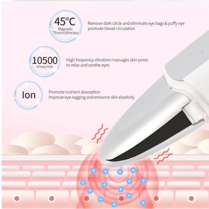 Electric Ion Heat Eye Massager Promote Absorption Portable For Eye