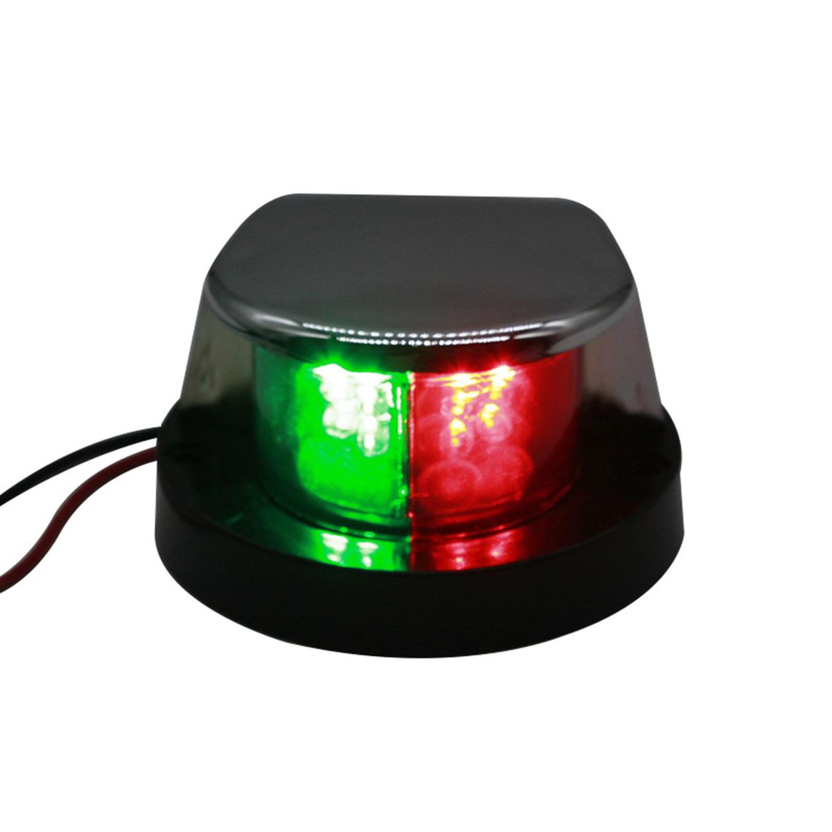 Bow Indicator Light Red Green Signal Navigation Light Black