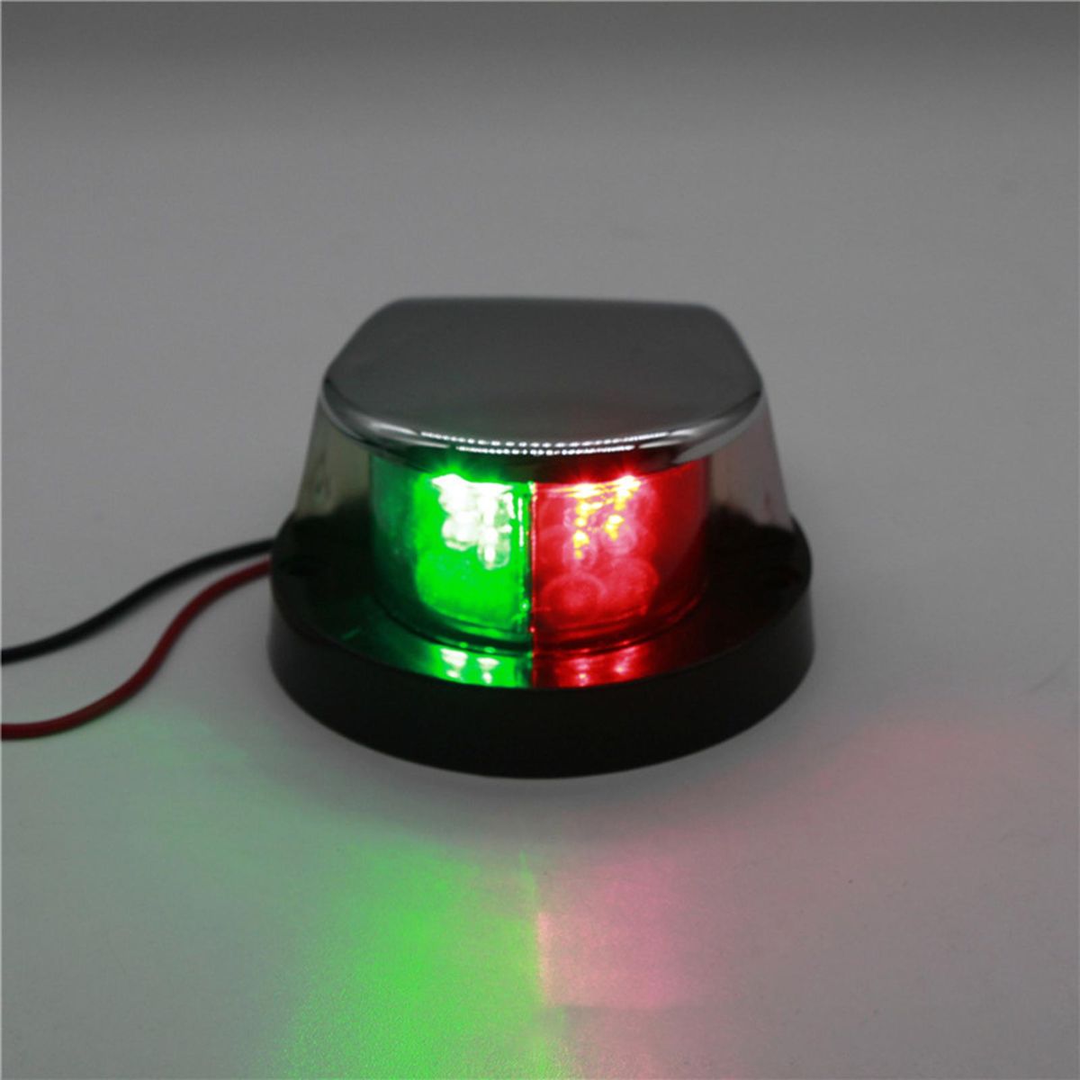 Bow Indicator Light Red Green Signal Navigation Light Black