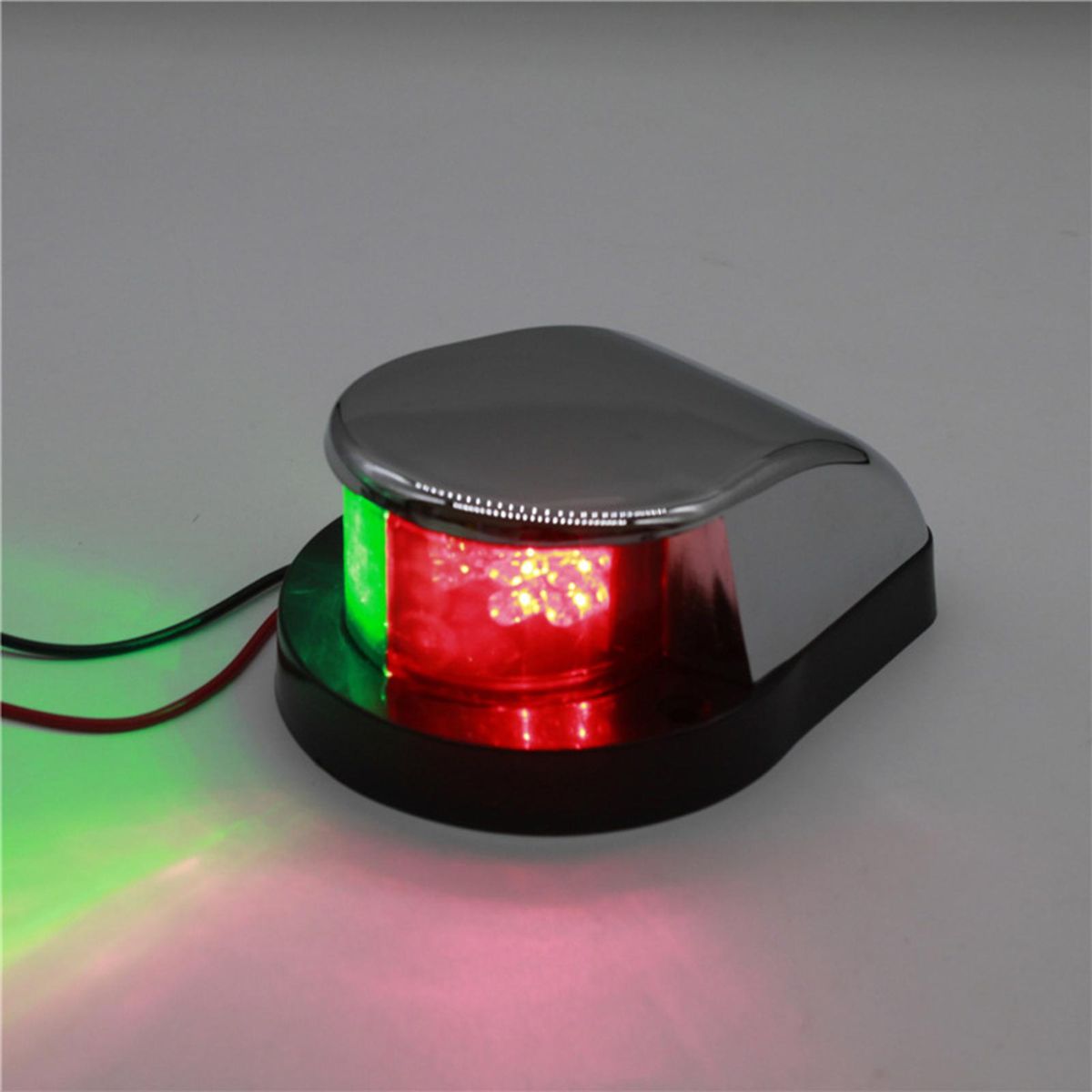 Bow Indicator Light Red Green Signal Navigation Light Black