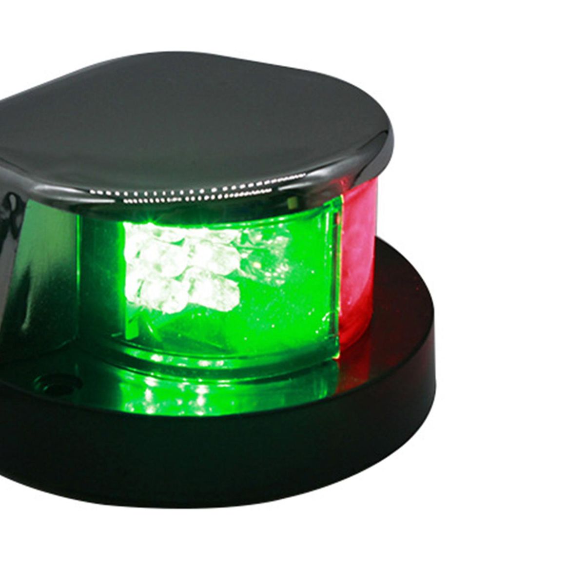 Bow Indicator Light Red Green Signal Navigation Light Black