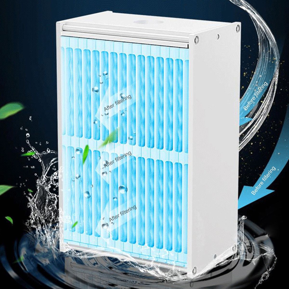 Desktop Air Cooler Small Personal Fan USB Desk Fan Quiet Air
