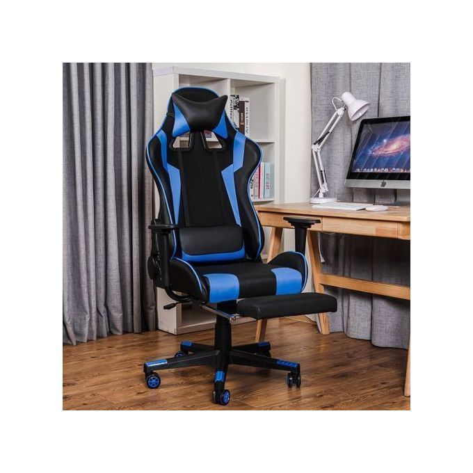 Racing Style Gaming Chair With Footrest