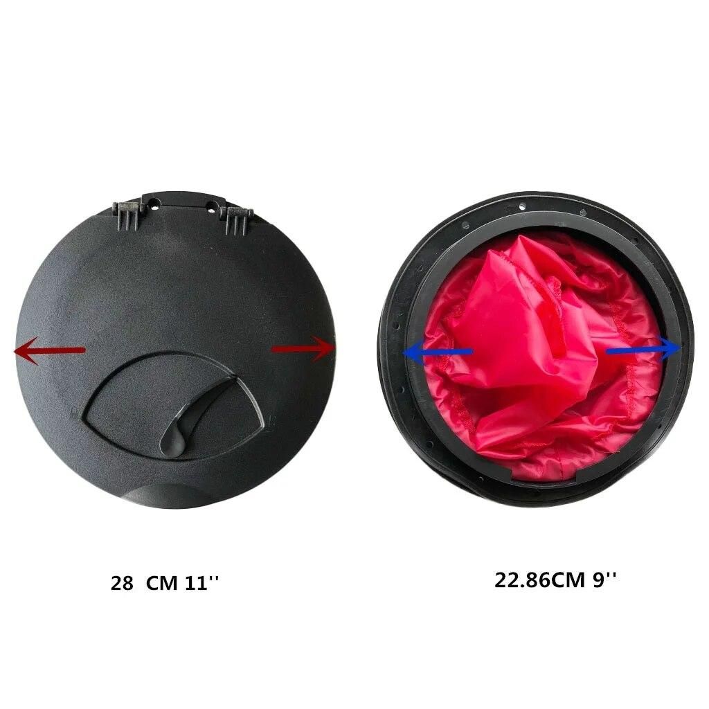 28cm 11'' Hatch Cover Deck Plate Kit & Storage Bag Nylon UV & Sun Protection Boat Cover for Dinghy Marine Boat Kayak Canoe