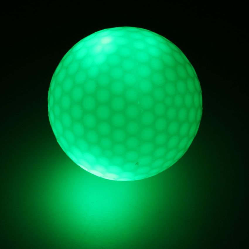 3Pcs Glow In Dark LED Light Up Golf Ball Official Size Tournament Ball