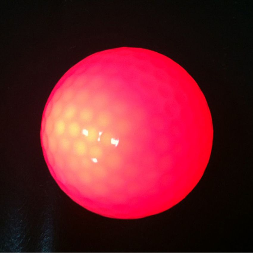 3Pcs Glow In Dark LED Light Up Golf Ball Official Size Tournament Ball
